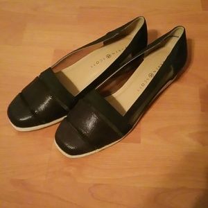 Shoes with wedge heel